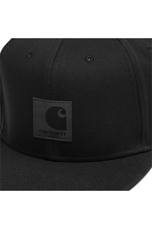 Black cotton canvas cap CARHARTT WIP | I02309989